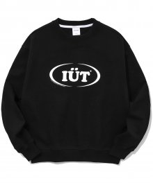 OVAL LOGO SWEATSHIRTS_BLACK(IK2ASMM471A)