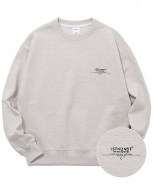 SANS SERIF LOGO SWEATSHIRTS_OATMEAL(IK2ASMM472A)