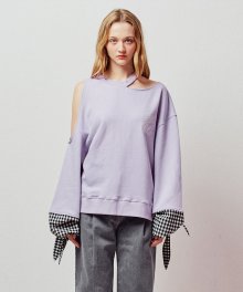 BACK VENT ONE-SHOULDER SWEATSHIRTS_L/PURPLE (EETZ1WSR02W)