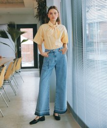 HIGH-RISE FRONT TUCK WIDE LEG DENIM_L/BLUE (EETZ1DPR02W)