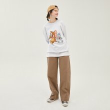 [SS20 Stereo & Jerry] Jerry & Nibbles Sweatshirts(Melange Grey)