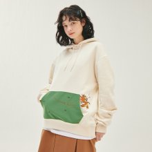 [SS20 Stereo & Jerry] Grass Pocket Hoodie(Ivory)