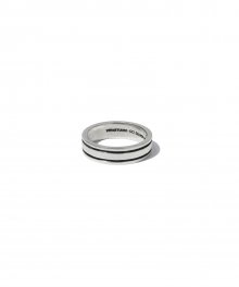 LINE RING JS [SILVER]