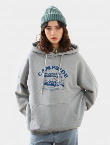 FISHING CLUB SIGN OVERFIT HOODIE [GRAY] CHT205