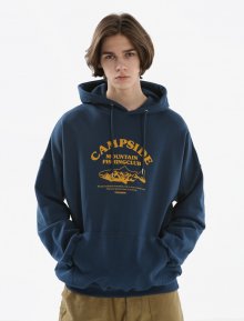 FISHING CLUB SIGN OVERFIT HOODIE [NAVY] CHT205