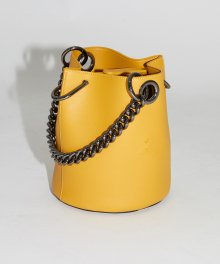 체인 한나백 20° Hannah bag Yellow with chrome chain