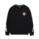 엔에프엘(NFL) F201MSW103 텍스트 로고 맨투맨 티셔츠 BLACK