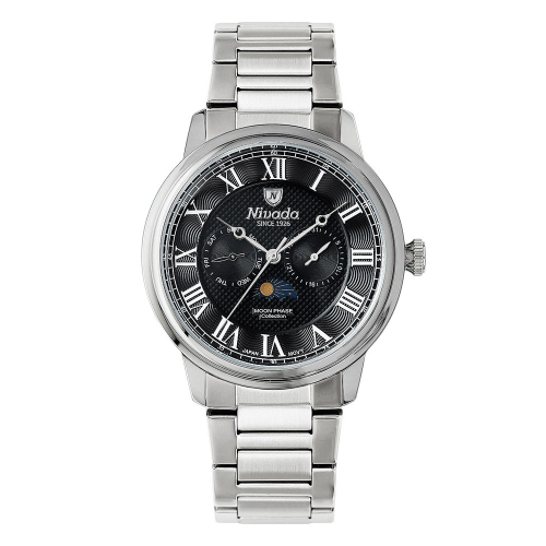 니바다(nivada) 남성용 멀티펑션 메탈 시계 1005