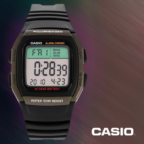 카시오(CASIO) W-96H-3A 남성시계 우레탄밴드 디지털시계 - 60,000 | 무신사 스토어