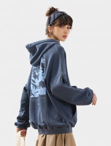 MOUNTAIN MOOD OVERFIT HOODIE [NAVY] CHT204
