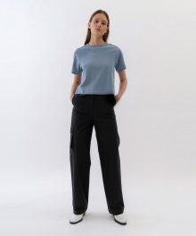 ONE POCKET CARGO PANTS WOMEN [BLACK]