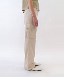 ONE POCKET CARGO PANTS WOMEN [CREAM]