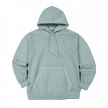 WASHED LOGO EMBROIDERED HOODIE_BLUE MINT