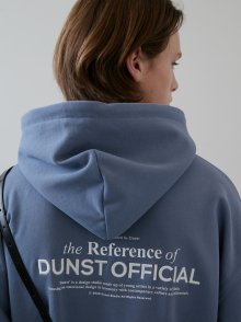 UNISEX REFERENCE HOODIE BLUE GREY UDTS0E103B5