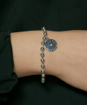 하와(HAWHA) Midnight ball chain bracelet