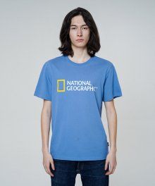 N205UTS920 네오디 빅 로고 반팔 티셔츠 QUIET HARBOR BLUE
