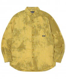 Bleach Check Shirt  Yellow