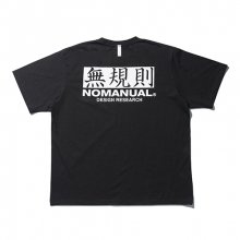 無規則 T-SHIRT - BLACK