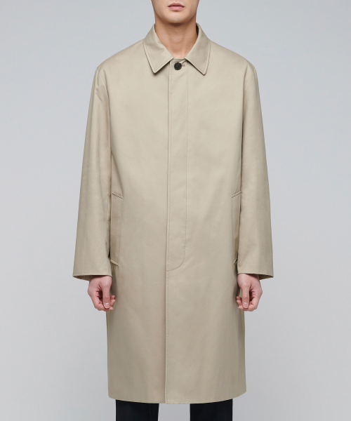 무신사 스탠다드(musinsastandard) 코튼 오버사이즈 맥 코트 [베이지]