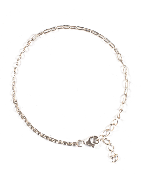 에이징씨씨씨() 501 하프패턴 92.5 무광실버 팔찌 상품 이미지