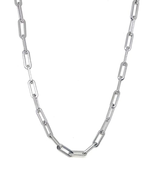Square bold chian necklace