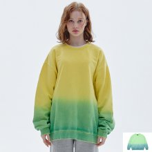 (2color) BRUSH DYING CREWNECK