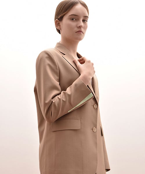 아바몰리(avamolli) CASIOPEA SINGLE JACKET (Beige)