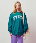 아이아이(EYEYE) EYEYE EMBELLISHED BASIC LOGO SWEATSHIRT_GREEN (EETZ1WSR05W)