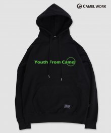 Youth Camel Heavy Weight Hoodie(Black)