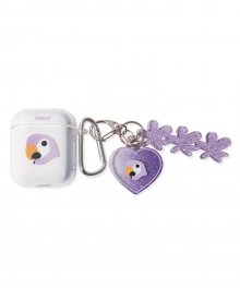 KANCO SYMBOL AIRPODS JELLY CASE with KEY RING clear