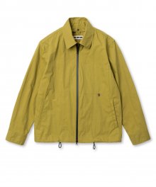 detachable collar jacket khaki