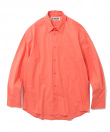 crinkled cotton shirts coral