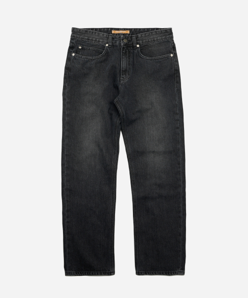 프리즘웍스() OG REGULAR DENIM PANTS _ WASHED BLACK 상품 이미지
