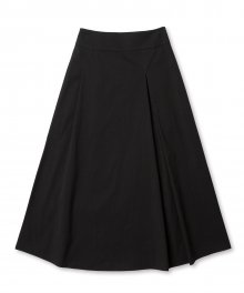 A-line skirt black