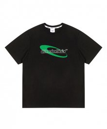 커브 로고 티셔츠 (블랙)
