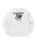 크리틱(CRITIC) KILLER CITY BIKE 스웻 셔츠 White