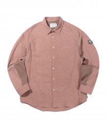 TWO TONE PIGMENT SHIRTS LIGHT PINK