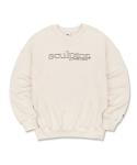 스컬프터(SCULPTOR) 20SS Retro Outline Sweatshirt  [IVORY]