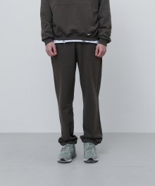 FINEST COTTON SWEATPANTS-OLIVE