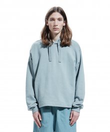 MINIMAL HOODIE khaki gray