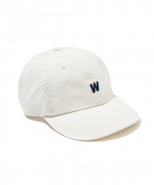 DISTRESSED DENIM CAP (WHITE)