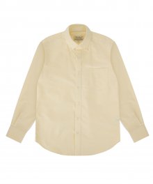 Oxford cotton Button Down Collar shirt (Yellow)