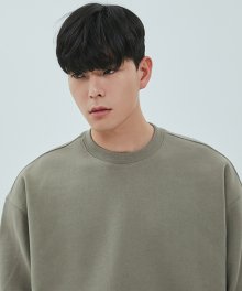 C.r.e.a.m Overfit Sweatshirt (Sage Khaki)