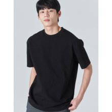 블랙 오트만 삼각 사이드바 티셔츠 (420242CY25)