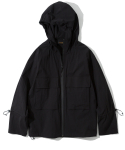 유니폼브릿지(UNIFORM BRIDGE) hooded zipup jacket black