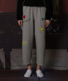 [unisex] graffity pants (grey)