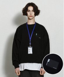 Card Wallet Crewneck Black