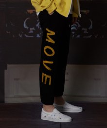 [unisex] move pants (black)