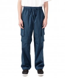 EASY CONVERTIBLE CARGO PANTS prussian blue