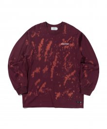 DOT DYING 롱 슬리브 Burgundy